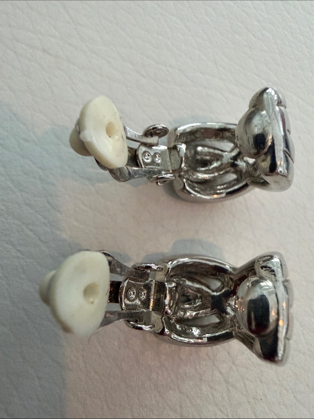 Silver Braided Hoop Earrings - Picture 4 of 4
